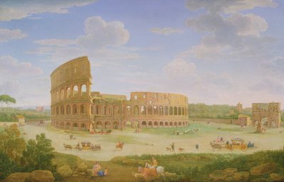 Una Veduta di Roma, 1750s da Hendrik van Lint
